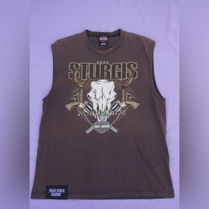 Harley Davidson Skull Sturgis Tank